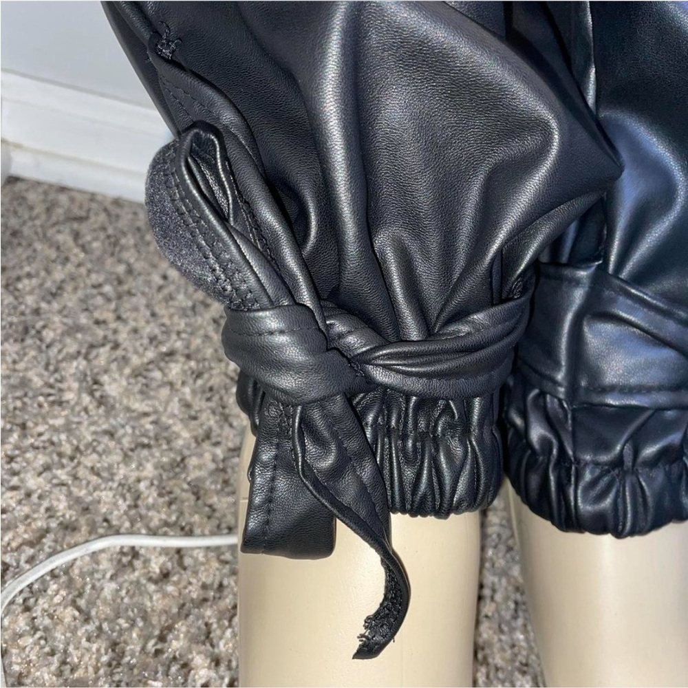 Black Ruffle Trousers - Picture 4 of 5